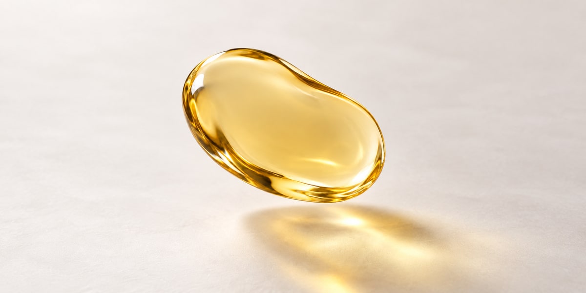 魚油Omega-3意象,非原料實物照